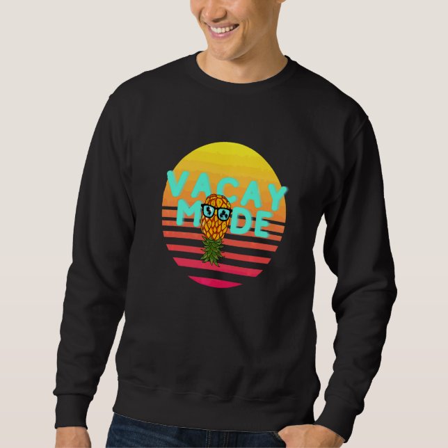 Moletom Modo Férias Retro Swinger Abacaxi Invertido   (Frente)
