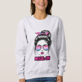 Moletom Modo Mãe Legal Ativado – Design Divertido e Modern