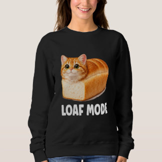 Moletom Modo Pão Gato Laranja Engraçado Fofo Pão Meme