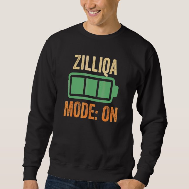Moletom Modo Zilliqa Ativado  Criptomoeda (Frente)