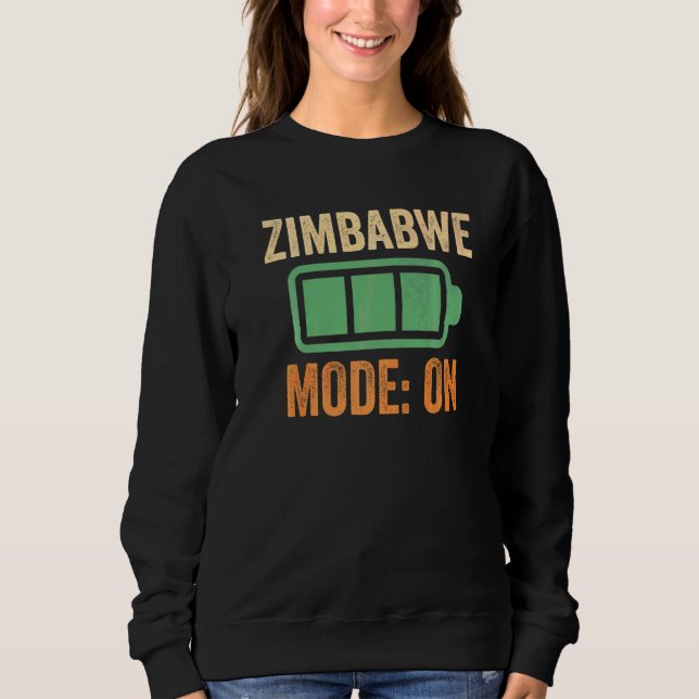Moletom Modo Zimbábue Na Bateria (Frente)