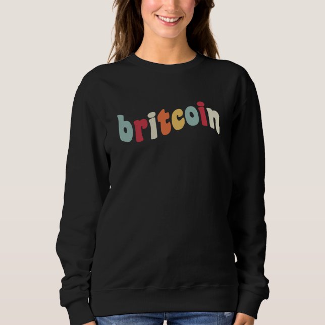 Moletom Moeda Digital Britcoin Criptomoeda Blockchain (Frente)