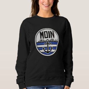 Moletom Moin Hamburg Flat German North Sea Island Vintage