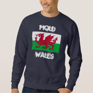 Moletom Molde, Wales com bandeira de Galês