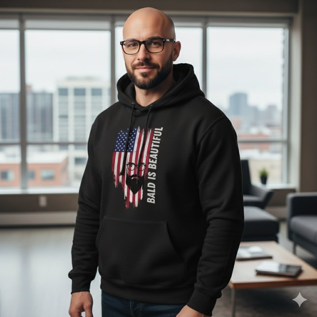 Moletom Mole é Bonito Capuz com Bandeira Americana (Criador carregado)