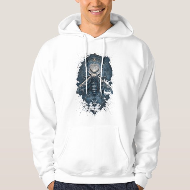 Moletom Moleca de Capuz Grunge Mística e Sombria (Frente)