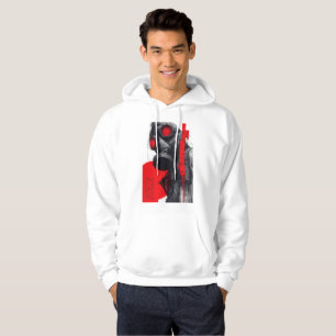 Moletom Moleta de Gás Polka de Lixo Vermelho Preto Capuz G