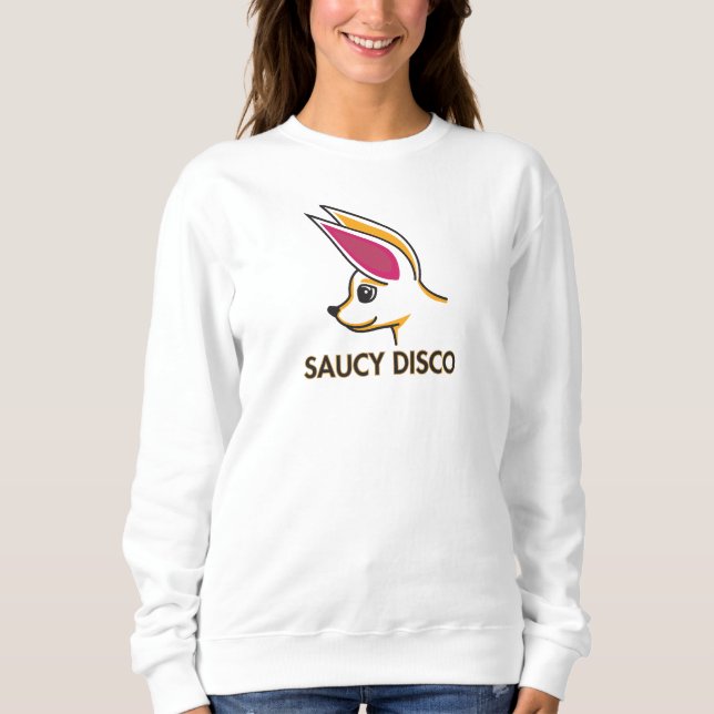 Moletom Molheta do logotipo Saucy Disco (Frente)