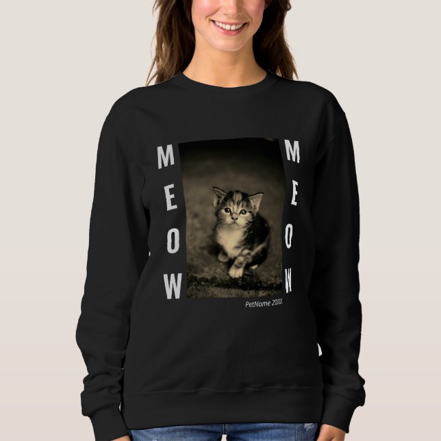 Moletom Molheta Personalizada para Modelo de Foto para Gat (Frente)