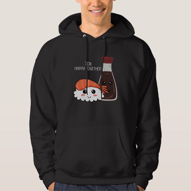 Moletom Molho de Soja Condimento Soy Happy Together Trocad (Frente)
