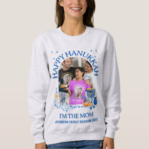 Moletom MOM de Fotografia Personalizada HANUKKAH FELIZ