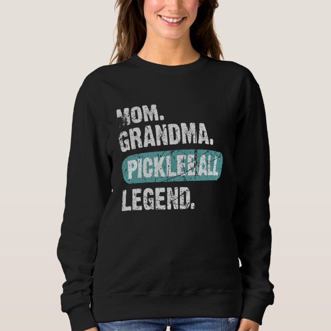 Moletom Mom Grandma Pickleball Legend Retro Vintage Mother (Frente)