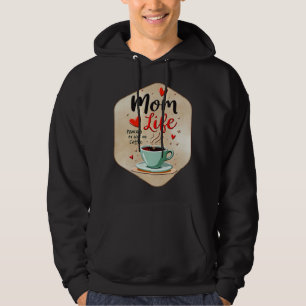 Moletom Mom Life Coffee Time – Minimal Design