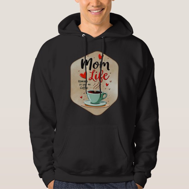 Moletom Mom Life Coffee Time – Minimal Design (Frente)