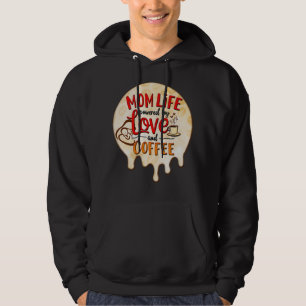 Moletom Mom Life Powered by Love and Coffee – Fun Design