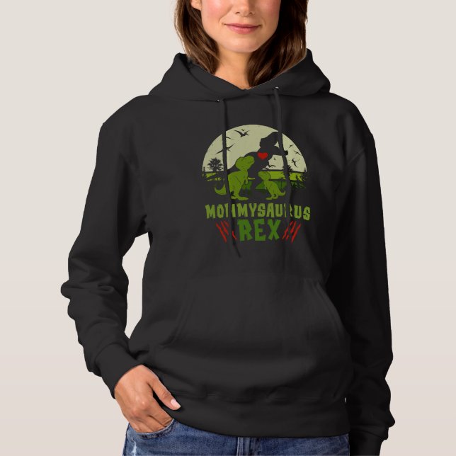 Moletom Mommysaurus Rex Rex Dinosaur Cute Mother's Day (Frente)