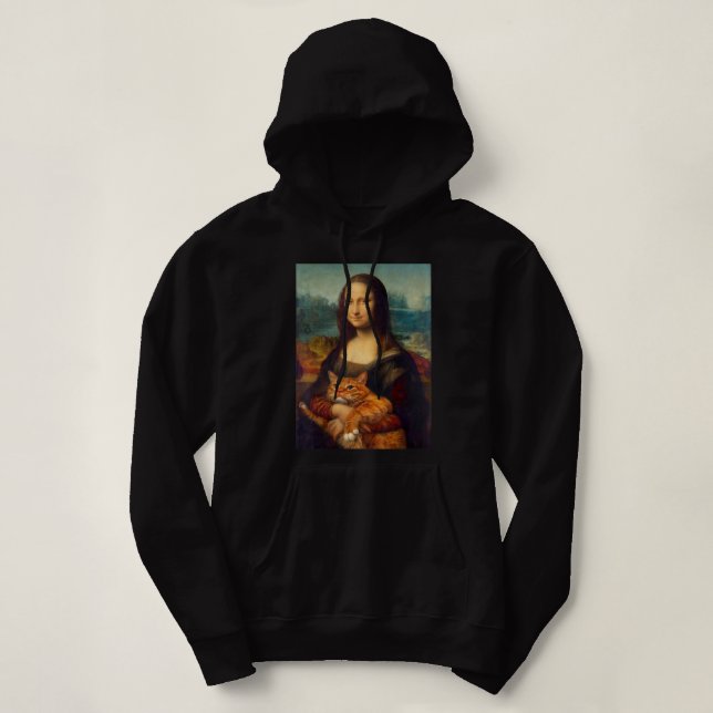 Moletom Mona Lisa + Cat T-Shirt (Frente do Design)