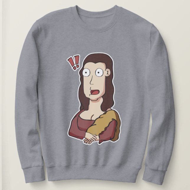 Moletom Mona Lisa T-Shirt Disparada (Frente do Design)