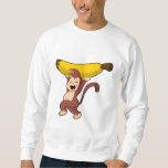 Moletom Monkey with Banana<br><div class="desc">This design is the perfect gift for a birthday, Christmas and other celebrations. It is suitable for women, men and kids.</div>