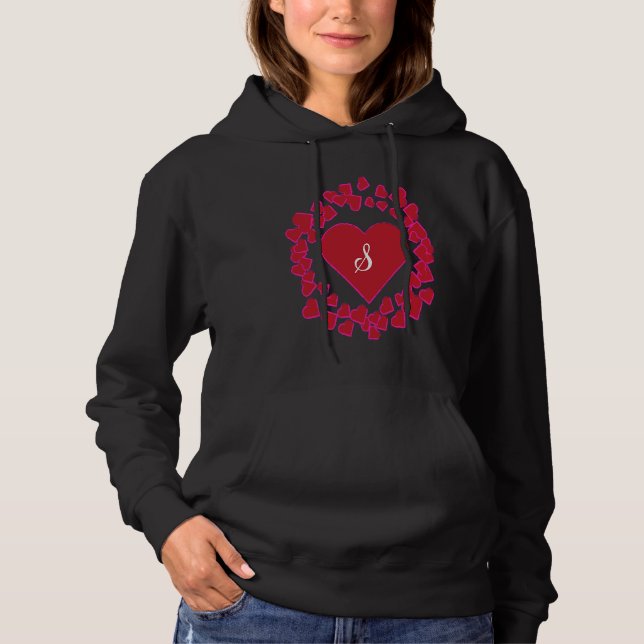Moletom Monogram S  Heart Wreath Shape (Frente)