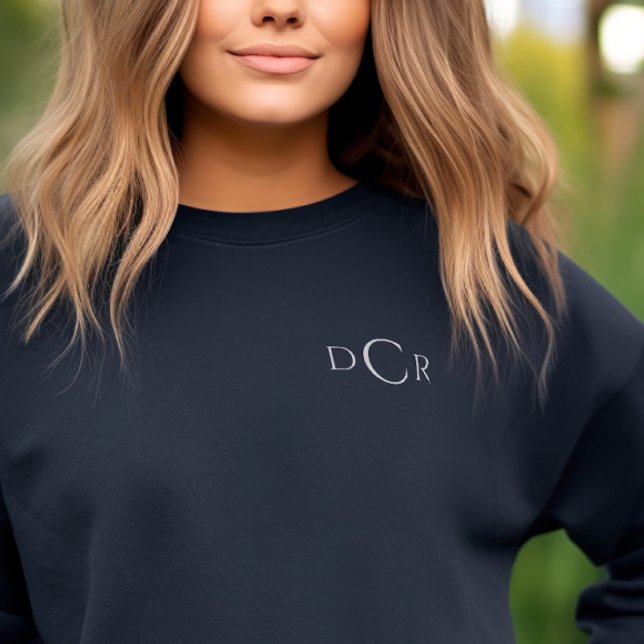 Moletom Monograma Personalizado (Personalized Monogrammed Sweatshirt)