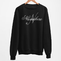 Monograma Personalizado Único de Nomes Preto e Bra