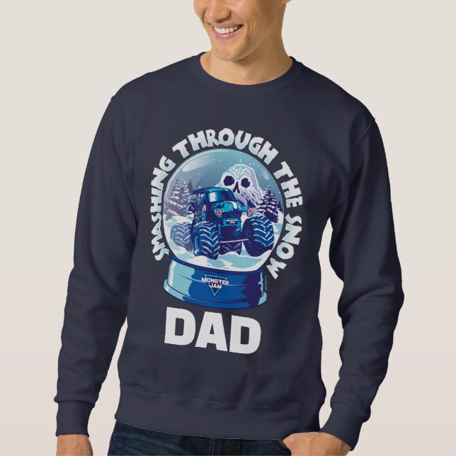 Moletom Monster Jam "Esmagando a Neve" (Frente)