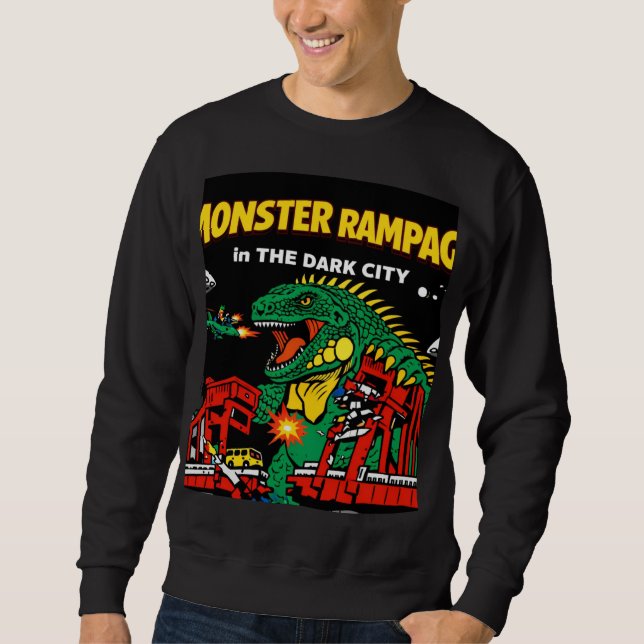 Moletom Monster Rampage in Dark City (Frente)
