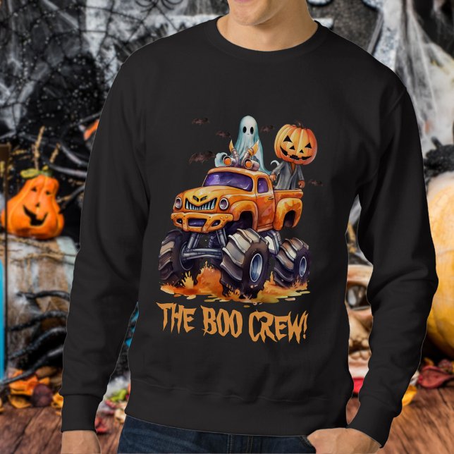 Moletom Monster Truck Cute Match Family Boo Mens (Criador carregado)