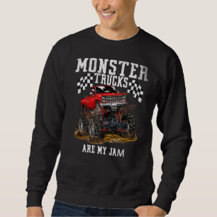 Moletom Monster Truck É Meu Empenho Para Jovens E Adultos 