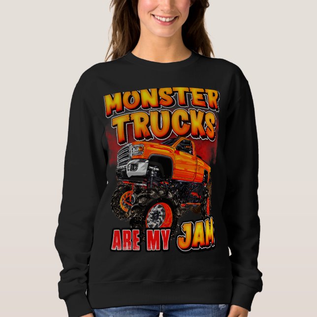 Moletom Monster Trucks Para Homens (Frente)
