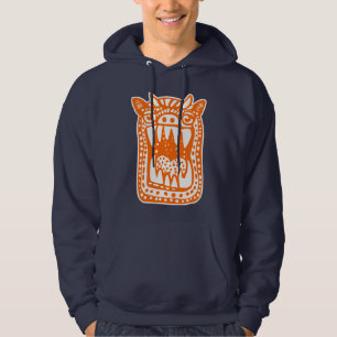 Moletom Monstro Assustador - Laranja