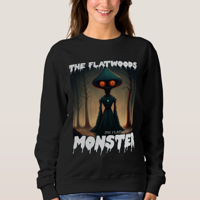 Moletom Monstro de Flatwoods Braxie 1952 Críptido Alienige (Frente)