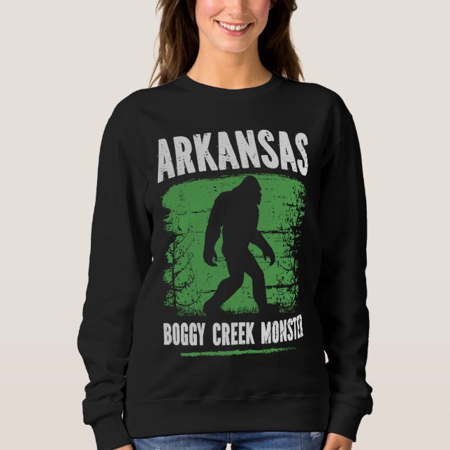 Moletom Monstro do Arkansas Boggy Creek Criptozoário Fouke (Frente)