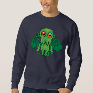 Moletom Monstro do Cthulhu Verde Bonito