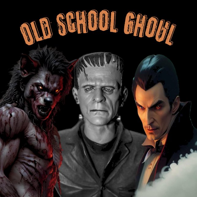 Moletom Monstros de Cinema de Teatro Vintage (Criador carregado)