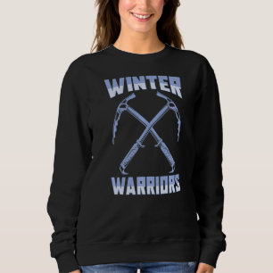 Moletom Montagem do Climer de Gelo no Warrio de inverno