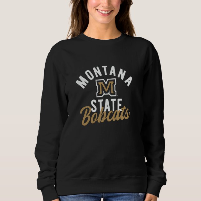 Moletom Montana State University Bobcats Classic Script (Frente)
