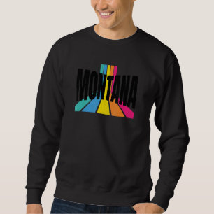 Moletom Montana Vintage Moderno Retro Listras Montana Lega