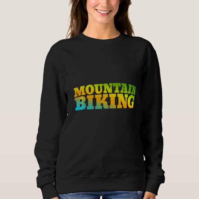 Moletom Montanha De Comboio Projetada Com Cores Da Naturez (Frente)
