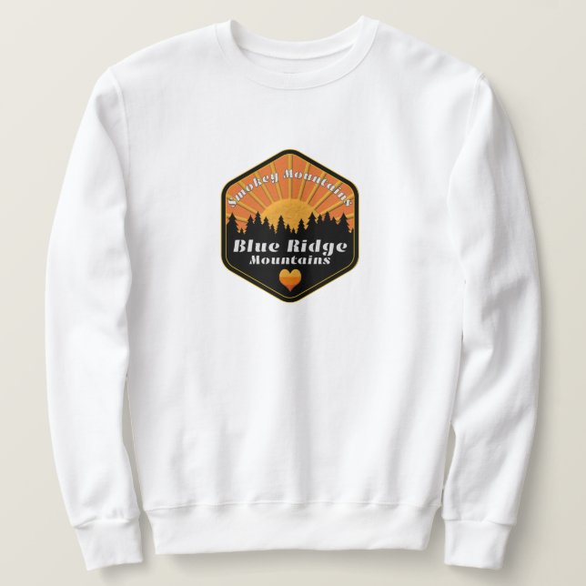 Moletom Montanhas Blue Ridge (Frente do Design)