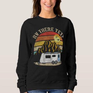 Moletom Montanhas da Vintage retrô acampando RV lá ainda