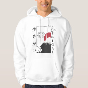 Moletom monte fuji retrô kanji japonês