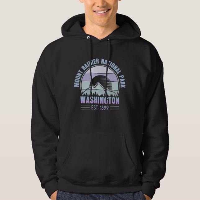 Moletom Monte Rainier National Park Washington EUA Retro (Frente)