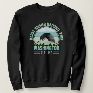 Moletom Monte Rainier National Park Washington EUA Retro