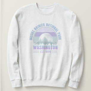 Moletom Monte Rainier National Park Washington EUA Retro