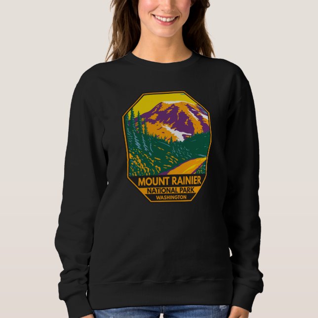 Moletom Monte Rainier National Park Washington Retro (Frente)