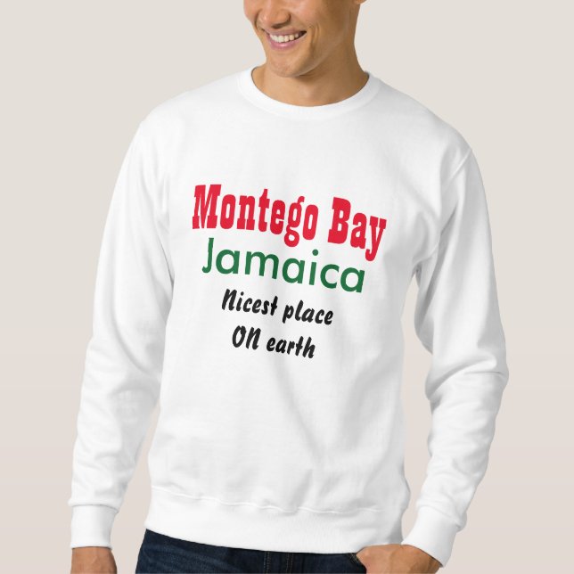 Moletom Montego bay Jamaica (Frente)