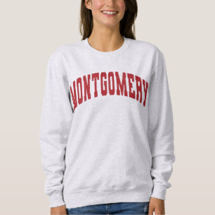 Moletom Montgomery Alabama Vintage College Style