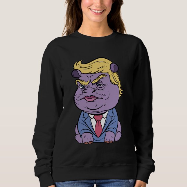 Moletom Moo Deng Para Trump Sweatshirt, Donald Trump 2024 (Frente)